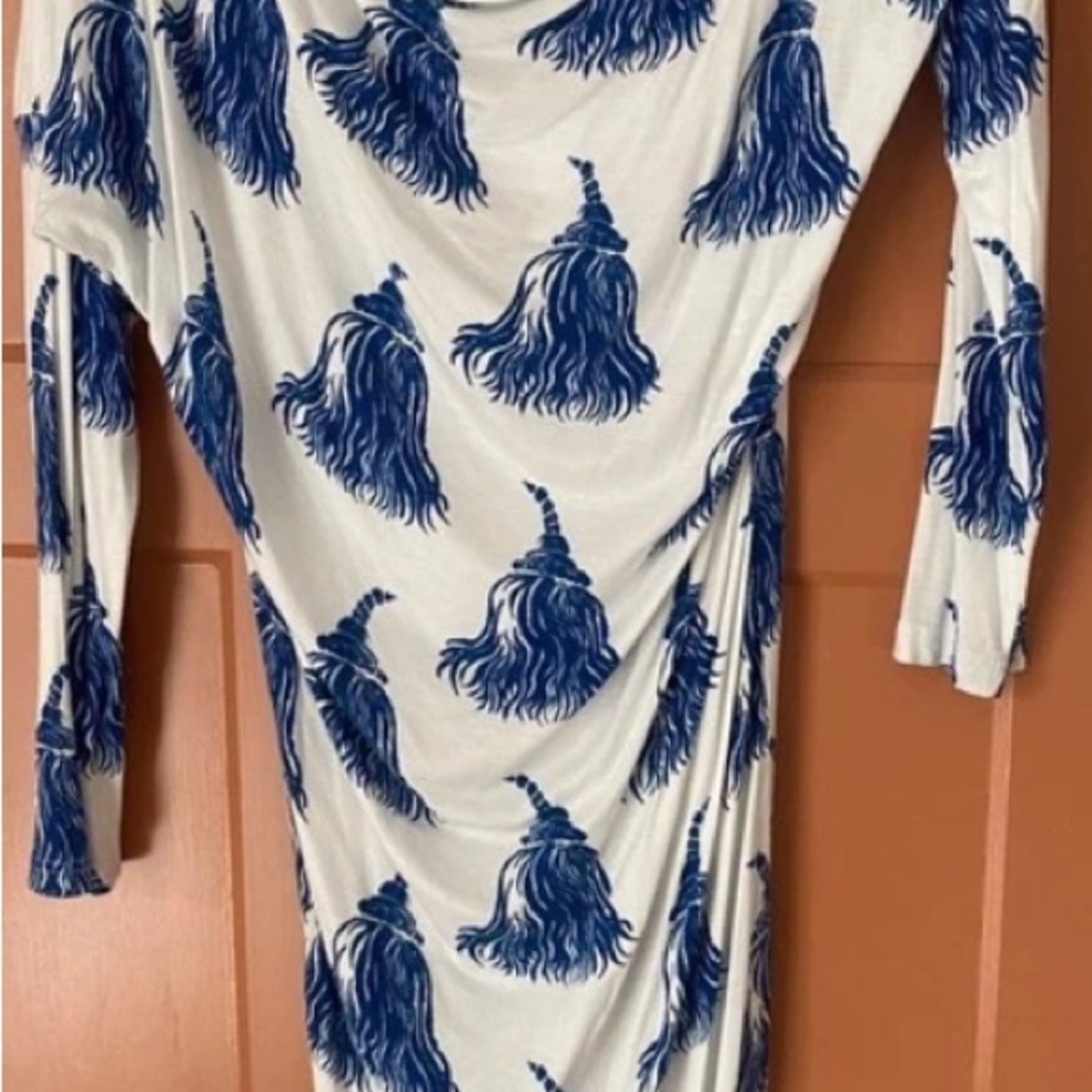 Vivienne Westwood Blue and White Dress L 12 10 14